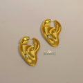 golden-statement-studs-earrings