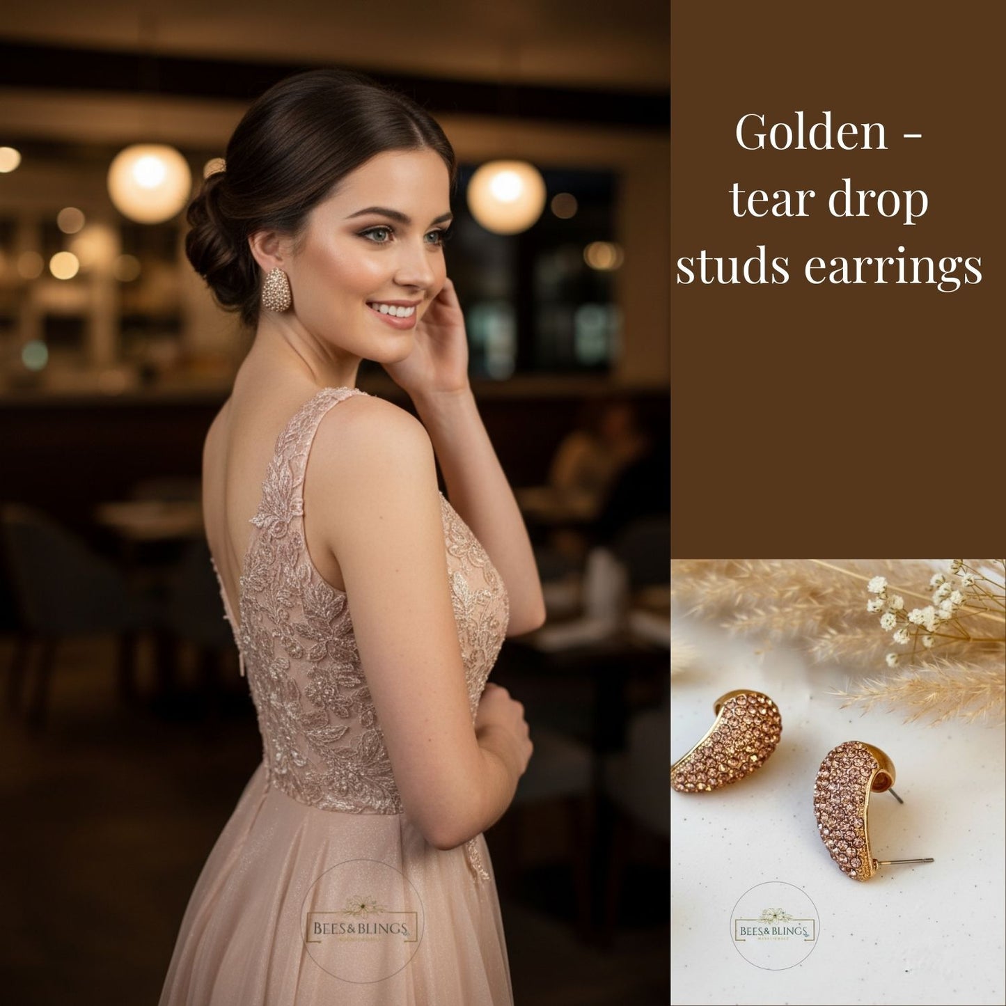 golden-tear-drop-studs