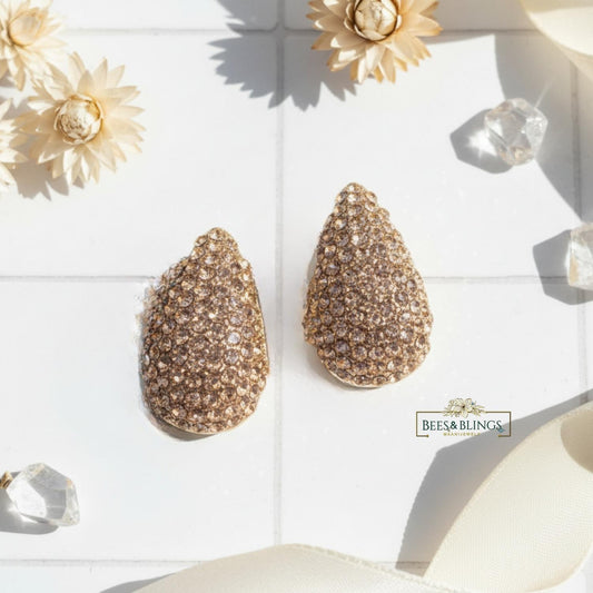 golden-teardrop-statement-studs