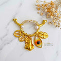 Golden Charm Premium Handcuff Bracelet