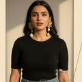 Golden Bloom Floral Statement Necklace