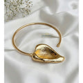 Golden Leaf Statement Necklace