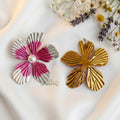 Pink Blossom Statement Earrings