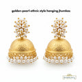 Golden Ethnic Jhumkis