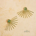 goldplated-green-druzy-spyke