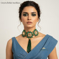 green-choker-party-necklace