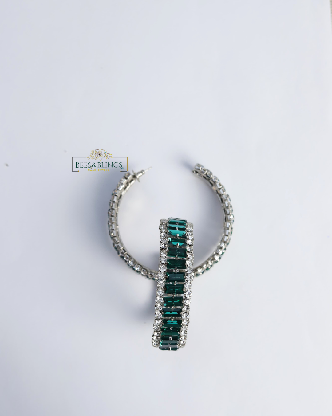green-party-hoops-statement-earrings