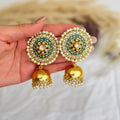 green_ethnic_jhumkis