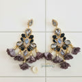 grey-floral-statement-earrings