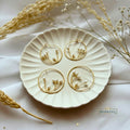 Golden Pearl bloom Hoops