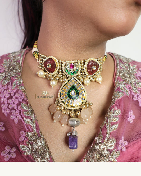 Inayat Dual-Tone RED Fusion Choker