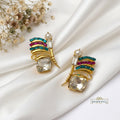 Multicolour-stud-earrings