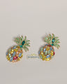 multicolor-pineapple-statement-earrings