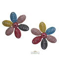 multicolour-floral-studs-earrings