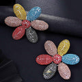 multicolour-floral-studs-party-earrings