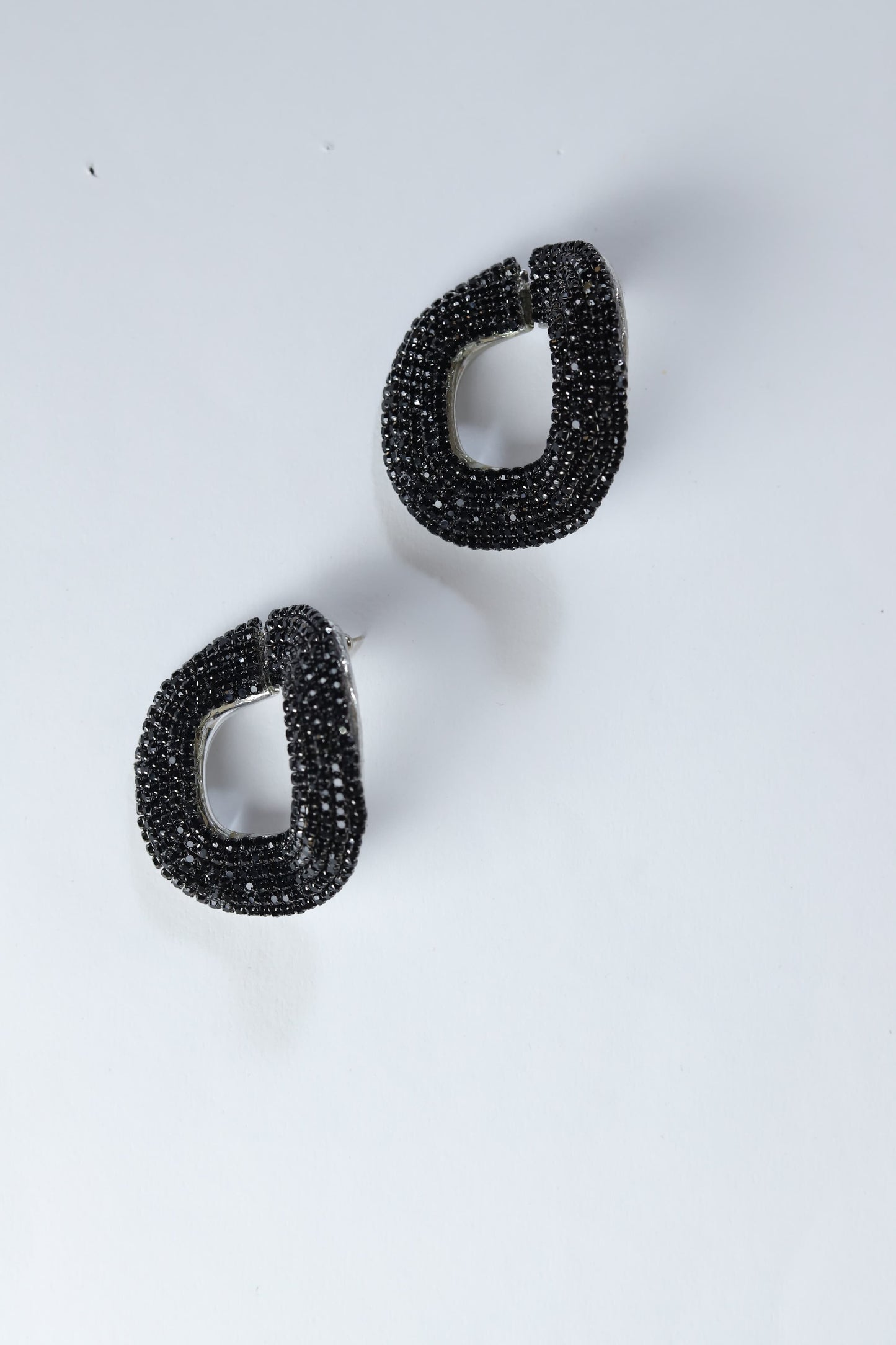 black-party-statement -earrings
