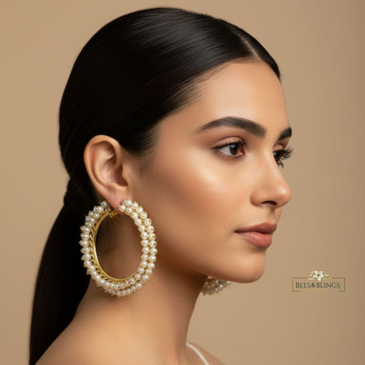 goldplated-pearl-hoop-earrings