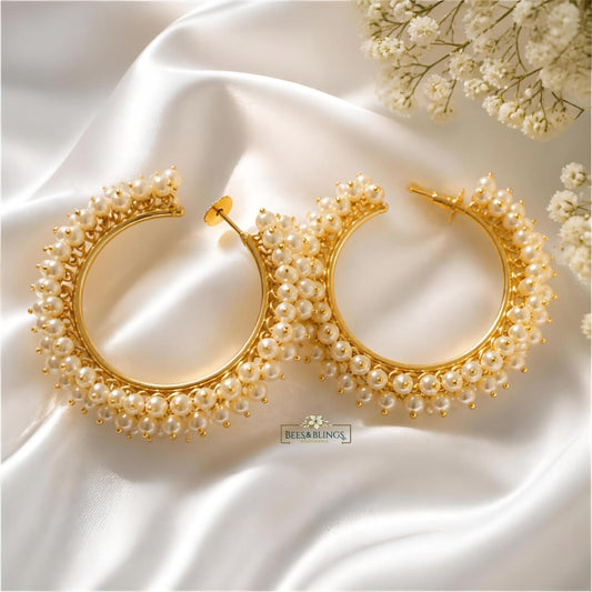 goldplated-pearl-hoop-earrings