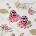 kundan ethnic stud earrings