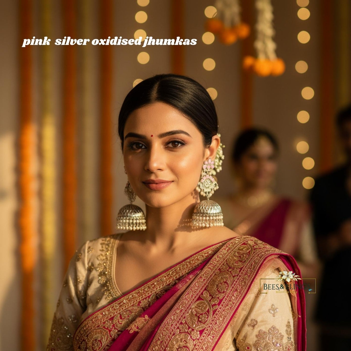 silver-oxidised-wedding-jhumkas