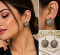 Rose Gold Statement Stud Earrings