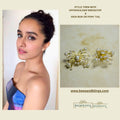 Golden Pearl Statement Earrings