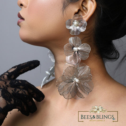 silver-floral-long-statement-earrings