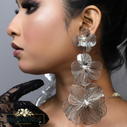 silver-floral-statement-earrings