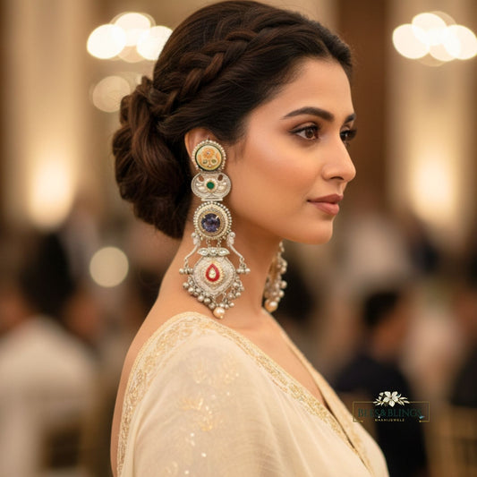 silver-silsila-wedding-jhumkas