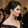 silver-tassel-statement-earrings