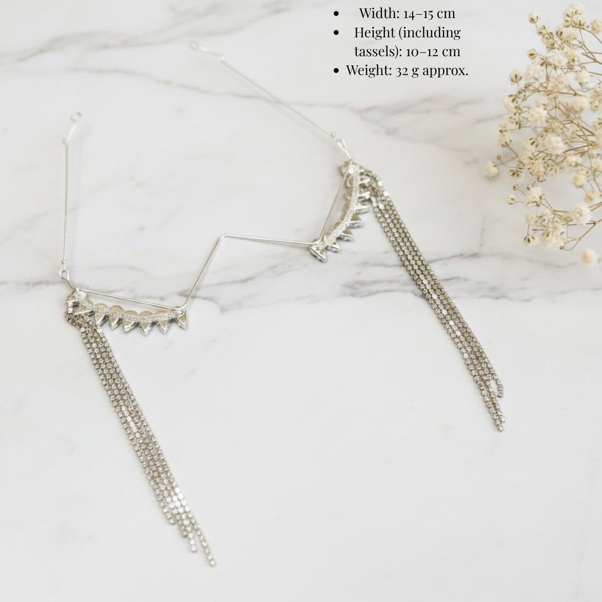 Silver Crystal Sunglasses Statement Facelet