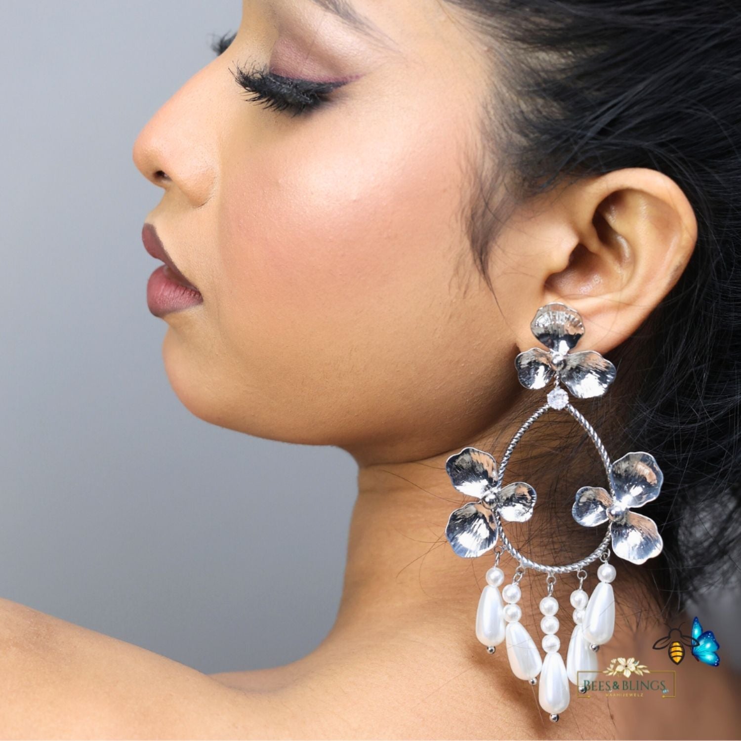 silver_floral_drop_earrings