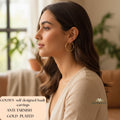 Golden everyday Hoop Earrings