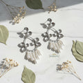 Floral Party Drop Earrings
