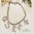 Queen party statement necklace