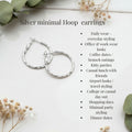 Golden everyday Hoop Earrings