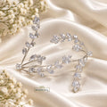 Crystal Leaf Palm Ring – Statement Hand Harness