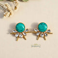 turquoise-statement-studs-earrings