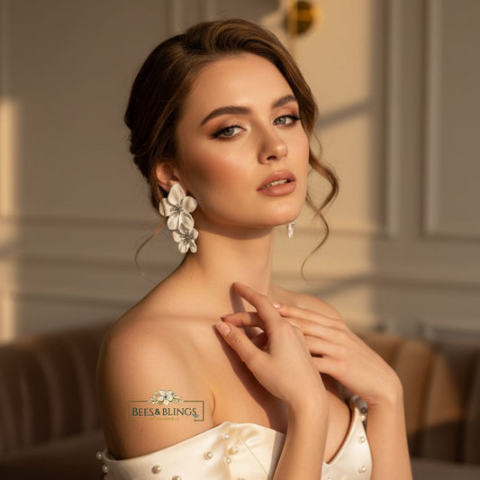 white-flower-statement-studs