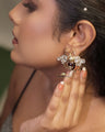 Wine bee statement earring