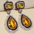 yellow-drop-earrings